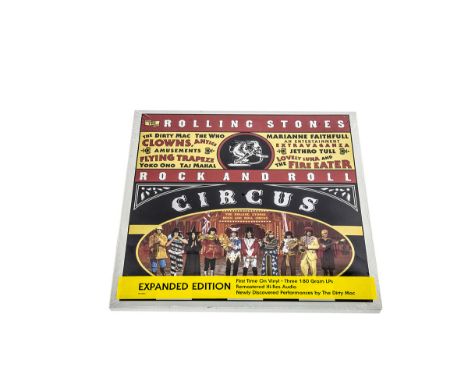 Rolling Stones Box Set, Rock and Roll Circus - three LP Box Set released 2019 on abkco (018771855514) - Brand New and sealed 