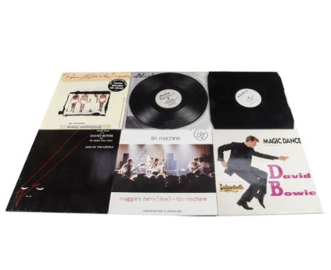 David Bowie / Tin Machine 12" Singles, sixteen 12" and 10" singles by David Bowie and Tin Machine including Promos with title