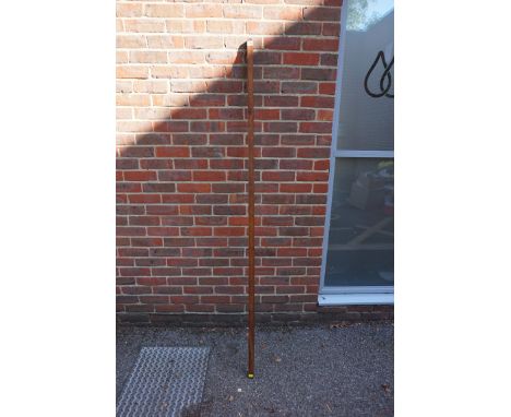 A large horse measuring stick, calibrated to 18 hands, 201cm long. 