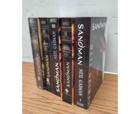 GAIMAN NEIL.&nbsp;&nbsp;The Absolute Sandman. 5 vols. Vol. 1 signed with orig. sketch. Folio. Orig. pict. brds. in slip cases