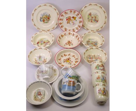 ROYAL DOULTON BUNNYKINS, Royal Albert World of Beatrix Potter cup and saucer, Royal Worcester Noah's Ark by Penny Ives ETC
