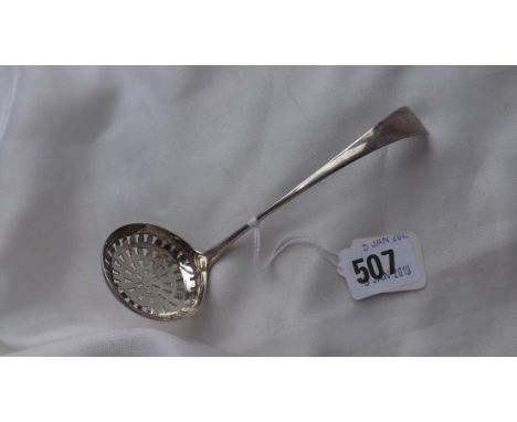 Geo. o.E. Pattern sifter ladle Lon 1795 by PB &amp; AB 22g         