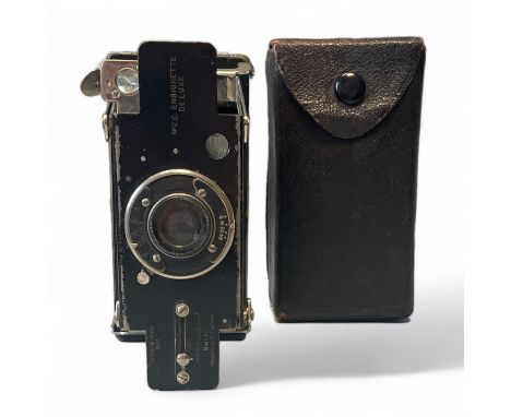 ***AWAY***
A Houghton Ensignette 2C deluxe bellows Camera patent No 28464 with leather case&nbsp;