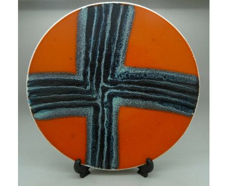 A Poole dish, diameter 26.5cm