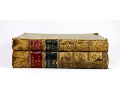 ° ° SUSSEX: Horsfield, Thomas Walker - The History, Antiquities and Topography of the County of Sussex, 1st edition, 2 vols, 
