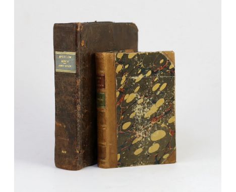 ° ° Swan, John - Speculum Munda or, a Glass Representing the Face of the World, 2nd edition, 4to, calf rebacked, facsimile ti
