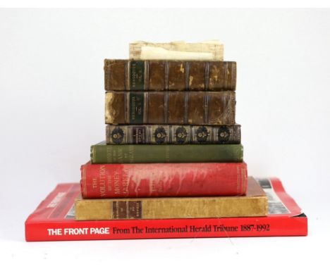 ° ° The Front Page, 1887-1992 - The International Herald Tribune. facsimile illustrated text; cloth in d/wrapper, folio. 1992