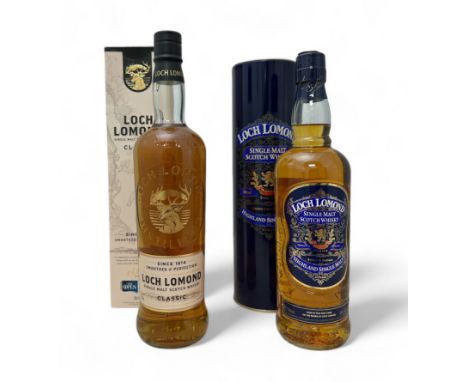 Pair of Loch Lomond Single Malt Scotch Whiskys 40% Abv / 70cl. Both boxed and sealed (2). 