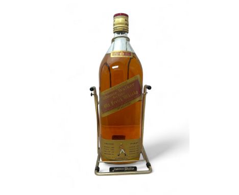 4.5L Johnnie Walker Red Label Old Scotch Whisky with Johnnie Walker pouring stand, 40% ABV / 4.5L. Sealed.