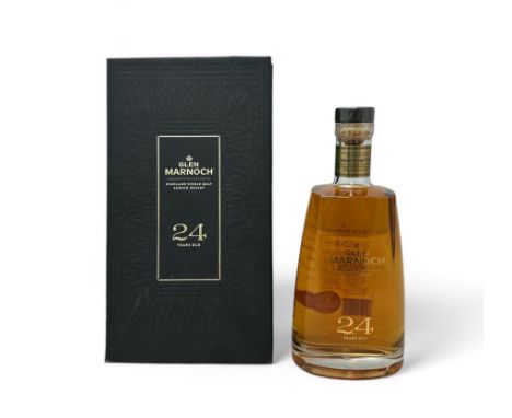 Glen Marnoch 24 Years Old Highland Singlle Malt Scotch Whisky 40% ABV / 70cl. Boxed and sealed. 