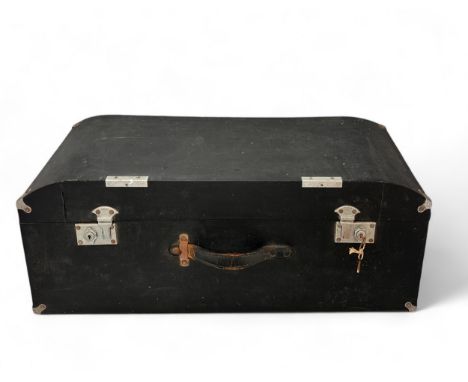 A vintage car trunk. Dimensions approx 80 x 46 x 23cm