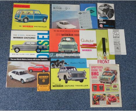 1960s British car brochures, generally excellent to good plus, with Jaguar Mark Ten and 3.4 &amp; 3.8 S, 1963 Riley range lea