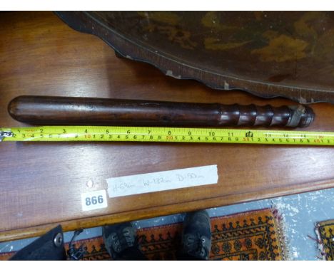 FOUR VARIOUS BOXES, AN INLAID MAHOGANY OVAL TRAY, A TRUNCHEON, A TEA CADDY AND A MAHOGANY WRITING SLOPE
