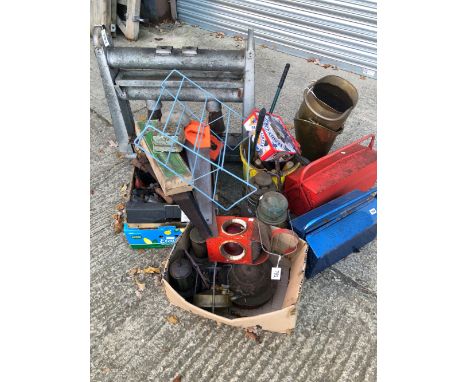 QUANTITY OF TOOLS PARAFFIN HEATERS ROAD LAMP ETC