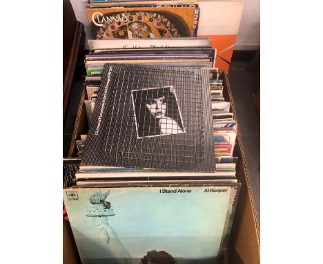 A COLLECTION OF GOOD VINTAGE LP RECORD ALBUMS TO INCLUDE THE BEATLES, BRUCE SPRINGSTEEN, PINK FLOYD, VAN MORRISSON, ROLLING S