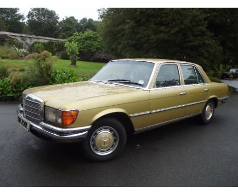 A 1973 Mercedes-Benz 350SE, registration number COD 700L, chassis number 11602822006794, engine number 11698322004643, metall