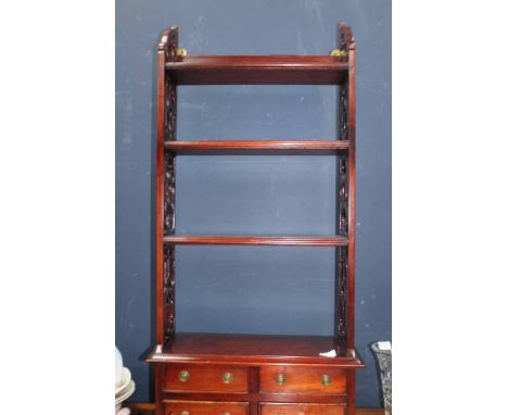 MAHOGANY SHELF UNIT