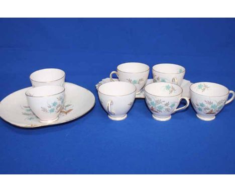 TUSCAN PINK AND FLORAL TEA SERVICE
