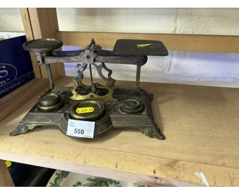 Pair of postage scales