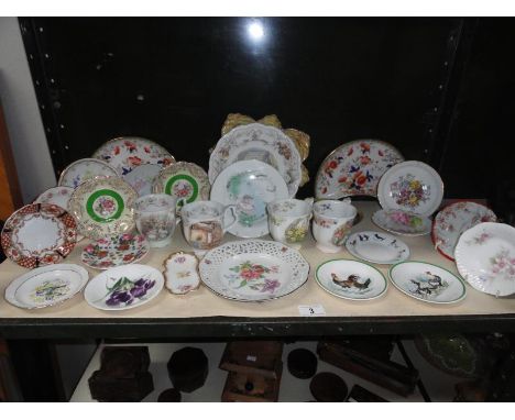 A collection of ceramic items, including plates, cups and dishes, Royal Doulton, Brambly Hedge, Palissy etc.