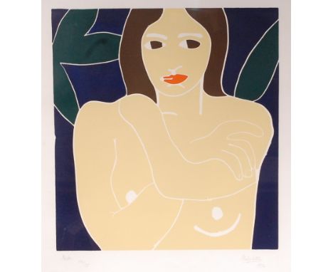 Philip Sutton RA (b.1928) - Nude, screenprint, signed and dated 1974, titled and numbered 54/75 in pencil to the margin, imag