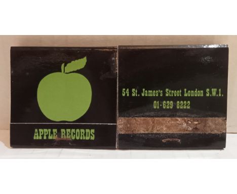 Two packets of Apple Match boxes promotional item made by The Beatles Record company