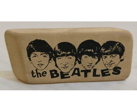 The Beatles pack of playing cards, an eraser and Beatles Fan Club Egg cup, these items were sold in the 70’s as original 60’s