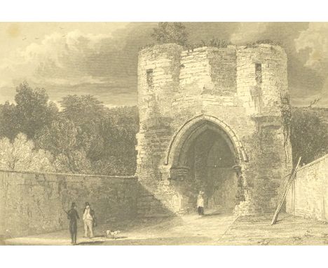 Gate Way, Lincoln Castle, engraving after J.N. Rhodes and nine others (10).