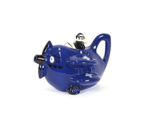 A novelty Carltonware "Blue Max" teapot