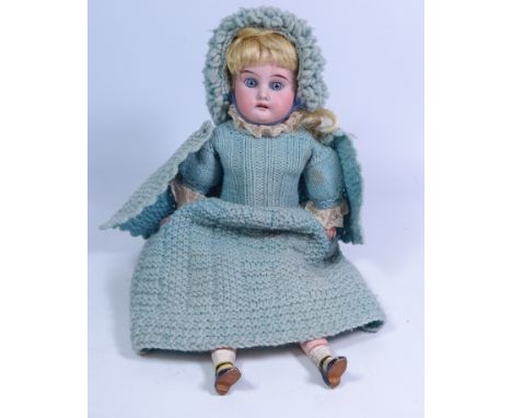 Early 20th Century Armand Marseille bisque head Doll impressed 3200, A M  2/0 DEP, with cloth body and composite arms and leg