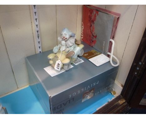 A BOXED LLADRO FIGURE GROUP, 'Trip to the Circus' with bag