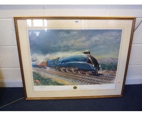 TERENCE CUNEO, 'Mallard', signed Limited Edition print, 818/850, also signed by Norman Newsome, Technical Assistant  to Sir N