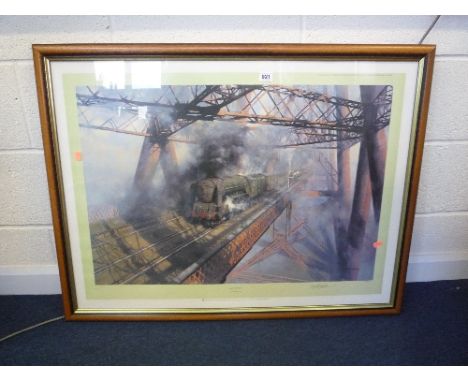 DAVID SHEPHERD, 'Over the Forth', signed Limited Edition print, 715/850
