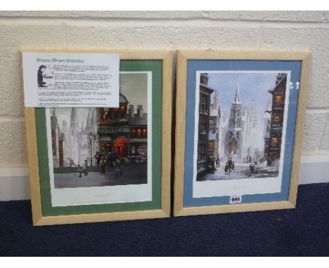 BRAAQ, 'Im Off Home, Im Freezing', a Limited Edition print and another (2)