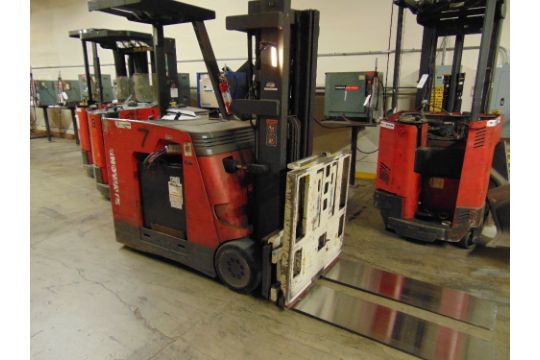 Electric Forklift 5000lb Cap W Cascade 2 Stage Mast Slip Sheet Attachment Mod 35e Pp8 0004