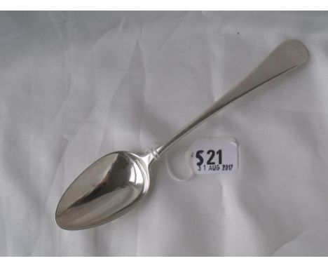 A plain George III table spoon London 1790 by  Smith & Fern        