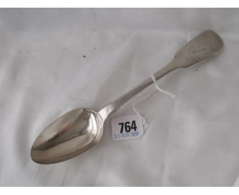 A George III Newcastle table spoon 1806 by I.W.    