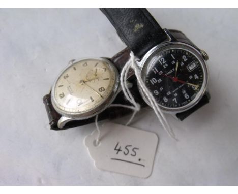 Vintage Timex SS wrist watch with date calendar  and another by Heloisa      