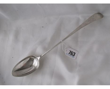 A George III basting spoon 1794 by Godbeare Wigan   