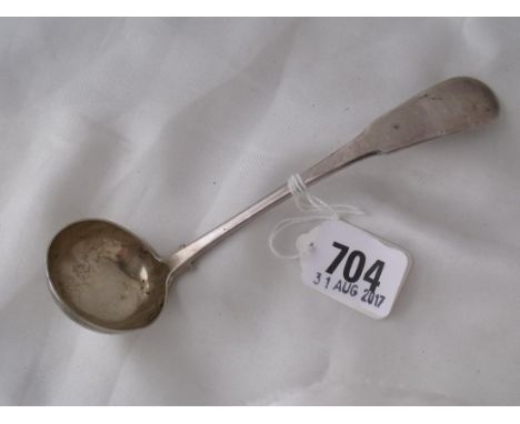 A Scottish sauce ladle Edinburgh 1820 by Script A.H.   