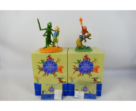 Robert Harrop - Two boxed The World Of Roald Dahl figures comprising # RD13 James And The Grasshopper and # RD14 The Magic Fi