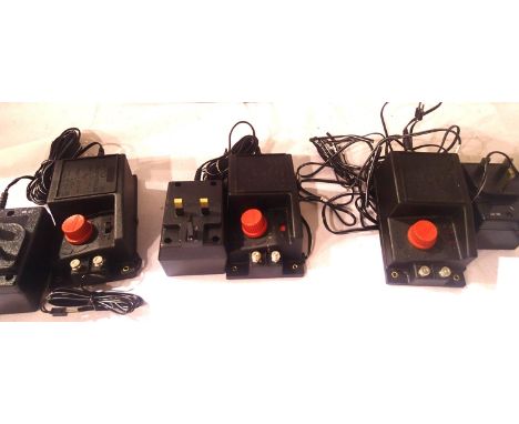Three Hornby controllers and transformers. P&amp;P Group 1 (£14+VAT for the first lot and £1+VAT for subsequent lots) 
