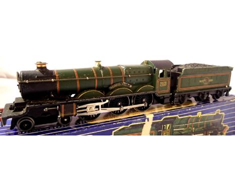 Hornby Dublo three rail Bristol Castle fair to good condition, some paint chips, damage to one one nameplate, box poor. P&amp