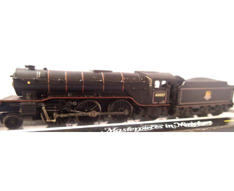 N Gauge Farish Class V2 Black, Early Crest, 60807, in excellent condition, box with wear. P&amp;P Group 1 (£14+VAT for the fi