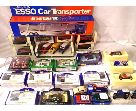 Twenty seven assorted diecast vehicles, various makes, and types, mostly in excellent condition, boxed. P&amp;P Group 3 (£25+