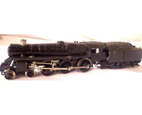 Trix Class 4 loco and tender, requires attention, suitable for spares or repair. P&amp;P Group 1 (£14+VAT for the first lot a
