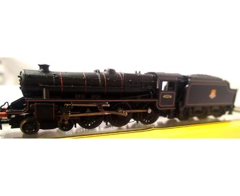 N Gauge Farish Class 5 Black, Early Crest, 45216, in excellent condition, wrong box. P&amp;P Group 1 (£14+VAT for the first l