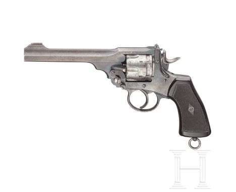   Webley Mark VI, mit Tasche  Kal. .455 Webley, Nr. 291994, Kal. .455 Webley, Nr. 291994, nummerngleich bis auf Trommel. Blan