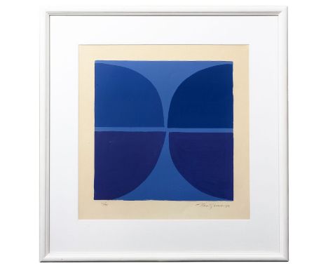 Terry Frost (British, 1915-2003)"Blues", lithograph, signed bottom right, dated 69, numbered 53/75 bottom left, framed and mo