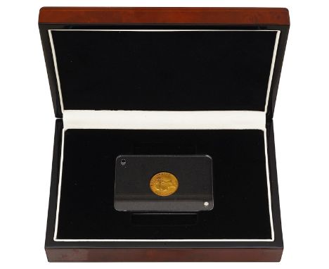 Queen Victoria, 1858 gold half sovereignyoung head facing left, rev crowned quartered shield of arms slammed, in fitted case 